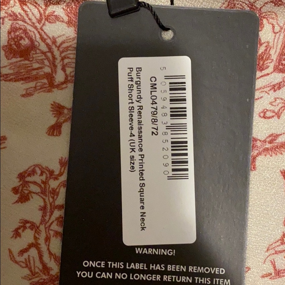 NWT Pretty Little Thing Square Neck Bodysuit - Picture 3 of 4